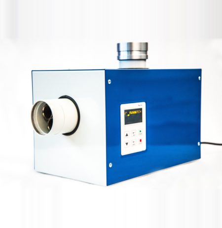 An auto-controlled volume air sampler